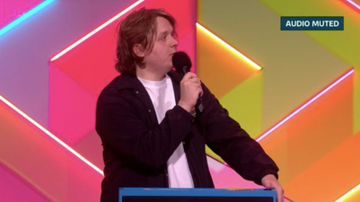 Lewis Capaldi muted by BRITs during chaotic, swear-y speech