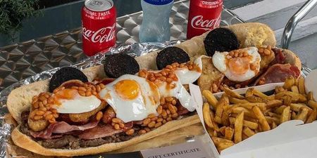 A Dublin Cafe will pay you €50 if you can finish this MONSTER breakfast roll