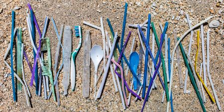 The 10 most common single-use plastic items found on beaches are now banned in Ireland