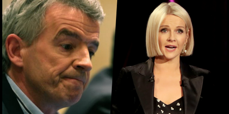 “The only person making things up here is you” – Claire Byrne and Michael O’Leary had a tense interview on Friday