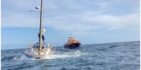 Four people rescued as yacht sinks off the Wexford coast