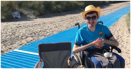 Dollymount Strand introduces wheelchair-friendly mats to improve accessibility