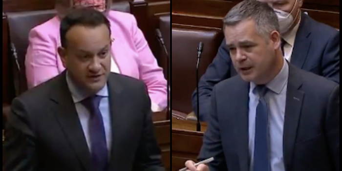 Leo Varadkar Pearse Doherty housing crisis debate