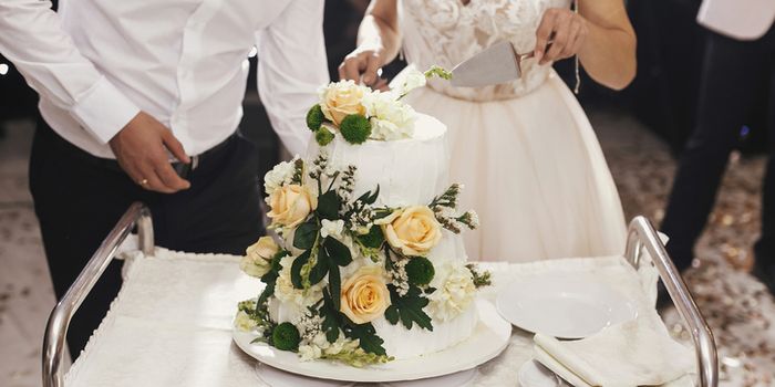 Bride wedding cake expensive guests