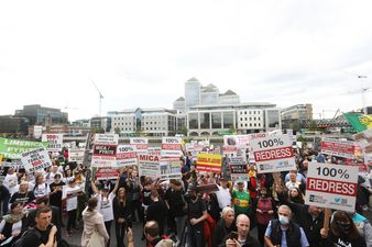 Thousands affected by the Mica scandal march through Dublin