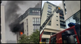 Emergency services rush to high-rise building on fire in Tallaght