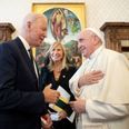 “I’m the only Irishman you’ve ever met who’s never had a drink” – Joe Biden jokes to Pope
