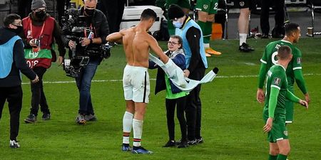 Young fan Ronaldo gave his jersey to reveals what he said to her