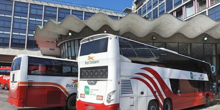 Bus Éireann investigating reports alleging one of its vehicles skipped a red light and clipped another bus