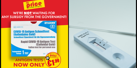 Mr. Price launches sale of antigen tests for €1.99 nationwide