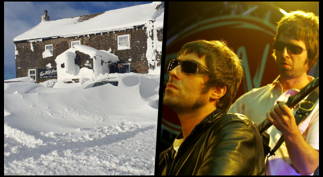 Oasis tribute band snowed in Yorkshire pub Storm Arwen