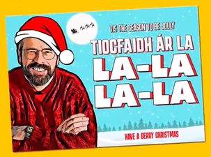Card company issue apology following controversial Gerry Adams Christmas video