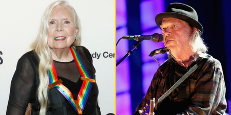 Joni Mitchell joins Neil Young in deciding to pull her music from Spotify