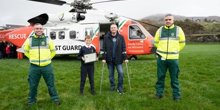 10-year-old boy receives certificate of bravery for quick response after father’s cliff fall
