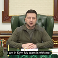 Volodymyr Zelensky shares video from Presidential palace to prove he’s not hiding in bunker