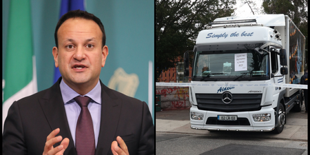 Varadkar condemns damage caused by communion supply lorry at Russian Embassy