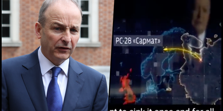 Taoiseach calls on Russian broadcaster to apologise for “sinister” nuclear attack video