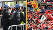 Merseyside police defend ‘exemplary’ Liverpool fans tear gassed by French police