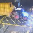 WATCH: Irish Rail releases footage of tractor crashing through a level crossing