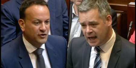 “Cheap shot” – Leo Varadkar and Pearse Doherty engage in extraordinarily personal Dáil row