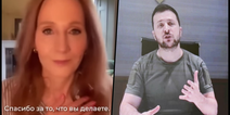 WATCH: J.K Rowling tricked by Russians impersonating Zelensky on Zoom call