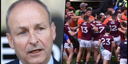 Taoiseach condemns “disturbing” fight at Galway v Armagh game