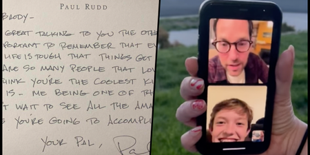 Paul Rudd sends heartwarming letter and gift to bullied fan