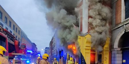 Massive fire breaks out in central Dublin pub