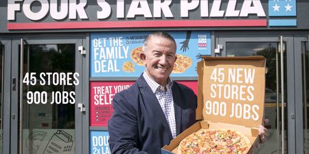 Four Star Pizza to open 45 new stores and create 900 new jobs in Ireland