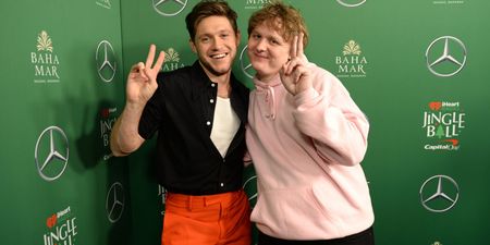 Lewis Capaldi and Niall Horan busk together on the streets of Dublin