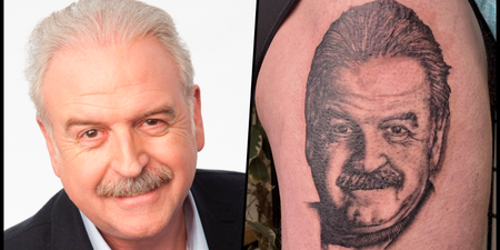 Marty Whelan “strangely flattered” by tattoo resulting from Fantasy Football forfeit