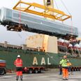 Irish Rail takes delivery of first of 41 brand new rail carriages from South Korea
