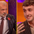 Paul Mescal criticised for wearing his regular, poppy-less clothes on Graham Norton Show