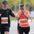 Chinese man runs entire marathon in three and a half hours while chain smoking