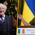 Michael D Higgins asks Irish people to welcome refugees spending first Christmas in Ireland