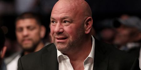 Dana White apologises after being caught slapping his wife on film