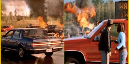 20 years on, this is still the greatest car crash scene in cinema history