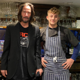 Keanu Reeves goes for two classic pub grub dishes on surprise UK visit