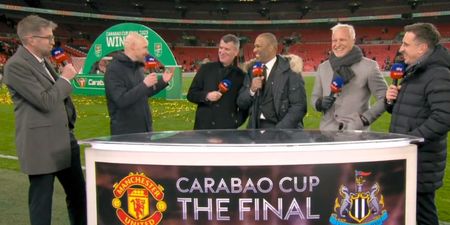 Roy Keane jokingly tells Erik ten Hag to resign after Carabao Cup win