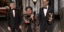 Irish Oscar-winners create instantly legendary moment on stage