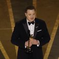 Brendan Fraser gets emotional during his Best Actor speech at the Oscars