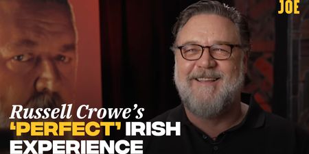 RUSSELL CROWE – ‘My overall experience of Ireland in the summer was perfect’