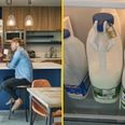 Office worker sparks debate after padlocking milk in shared fridge