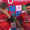 Peter O’Mahony reaction to John Hodnett’s opening interview line was a classic