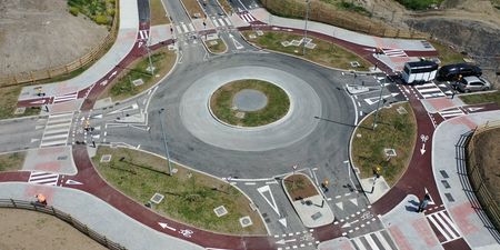 Ireland’s first cycle-friendly roundabout has been unveiled
