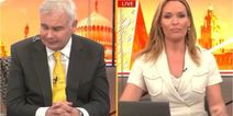 Eamonn Holmes left red-faced after being caught swearing live on TV