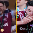 Declan Rice comments during West Ham trophy parade see BBC quickly apologise