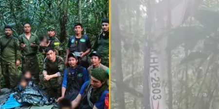 Four children missing following Colombian plane crash found alive after 40 days