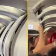 Man goes on stag party to Ibiza – wakes up in an airline overhead bin