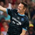 Sex Education star scores jammy Soccer Aid goal before Robbie Keane bags winner